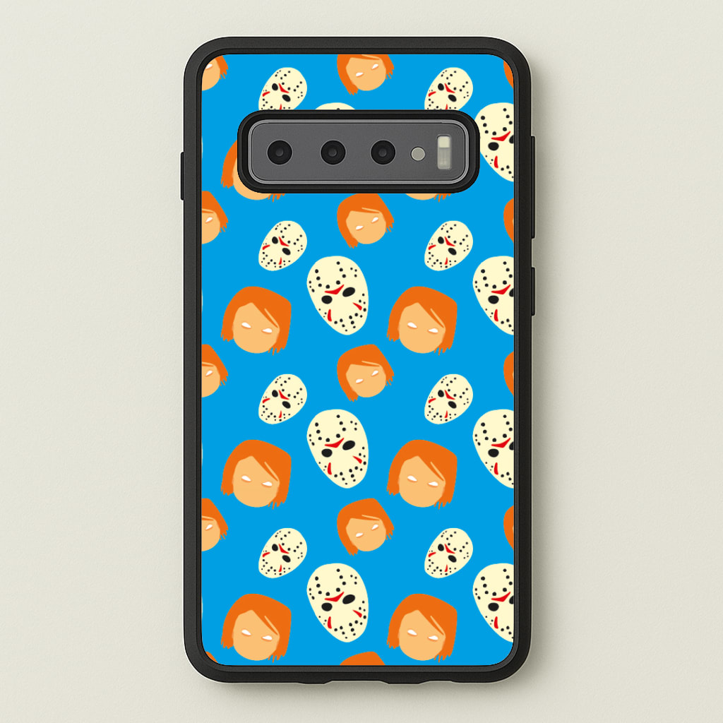 Chucky And Jason Pattern - Halloween Phone Case