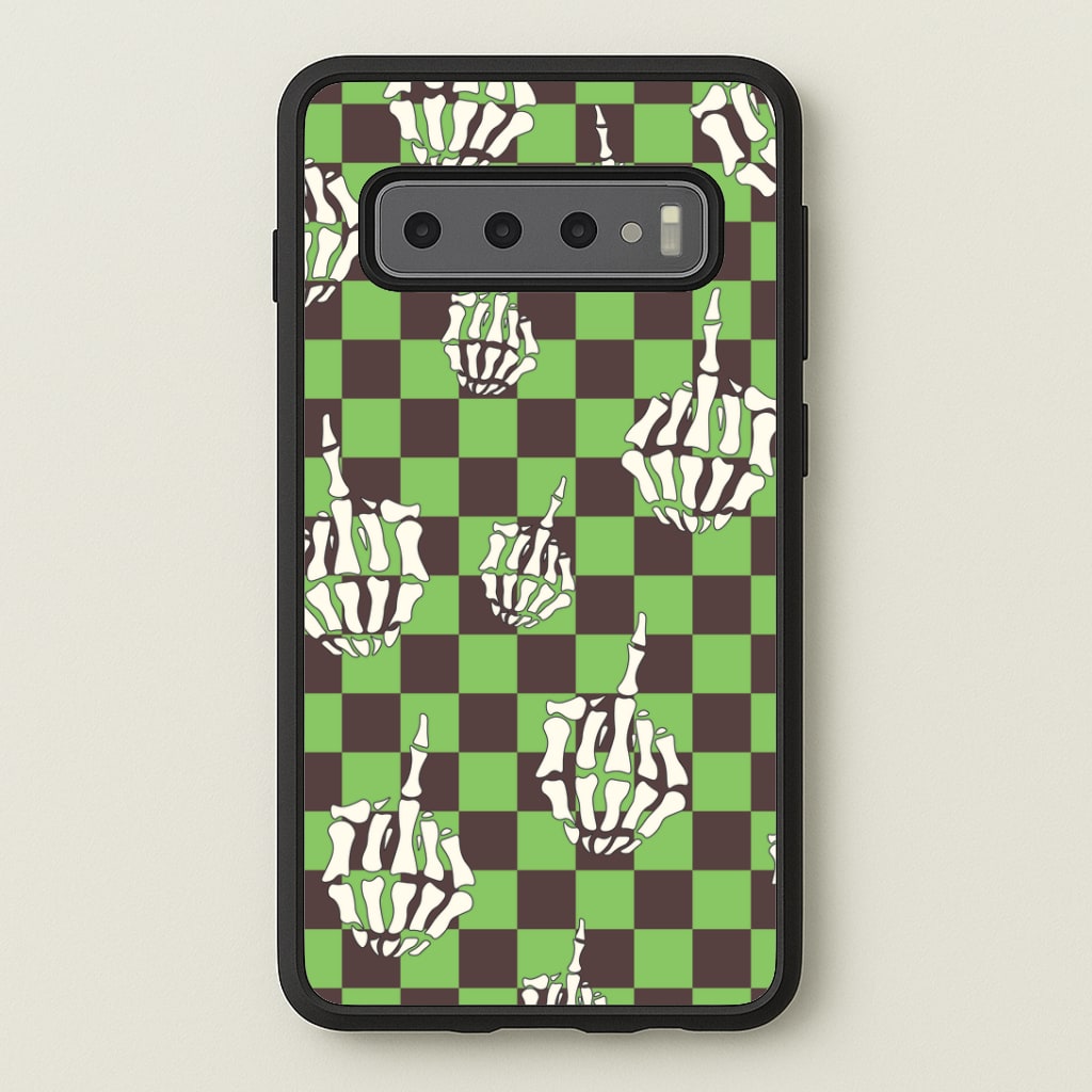 Green Middle Finger Phone Case