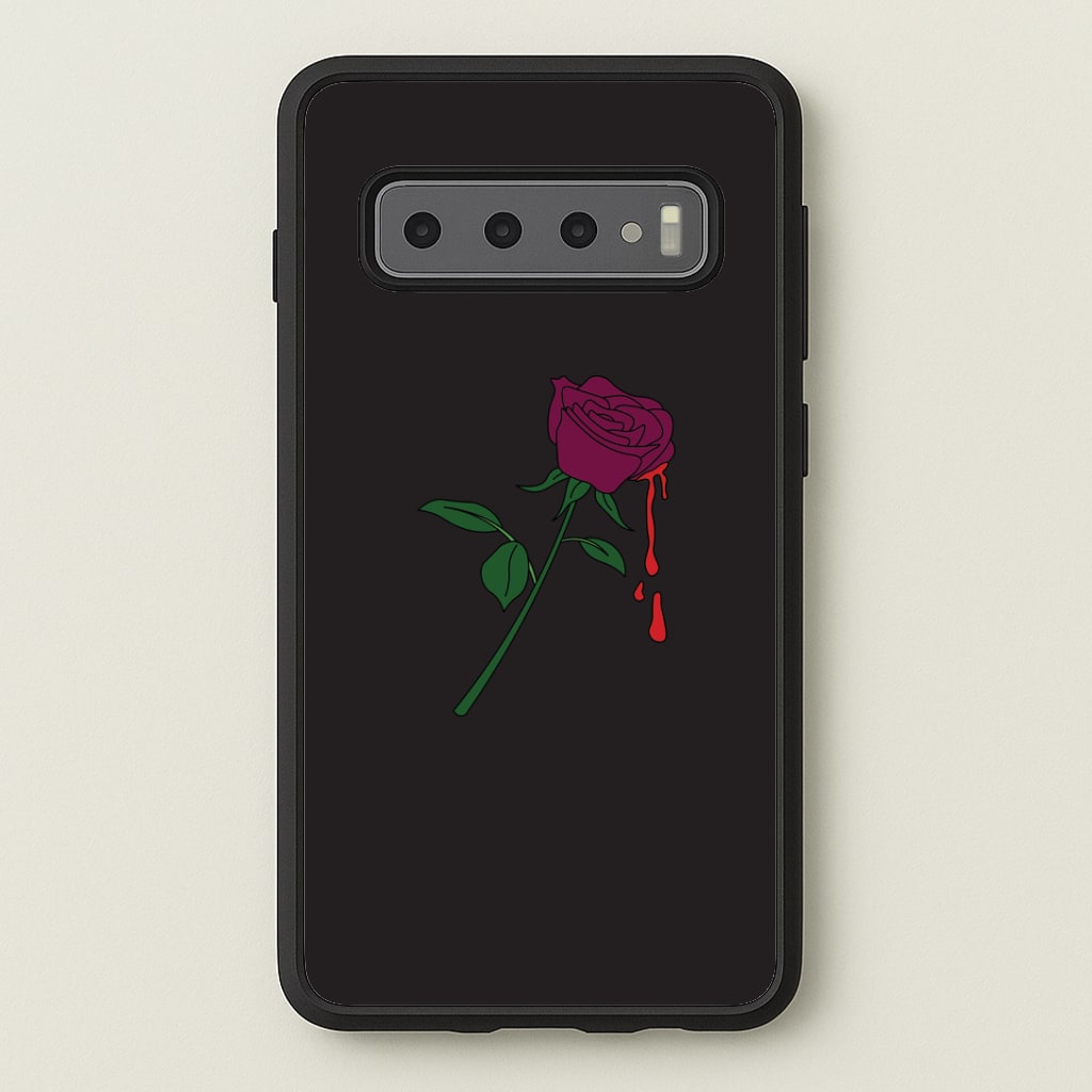 Dark Pink Rose Phone Case