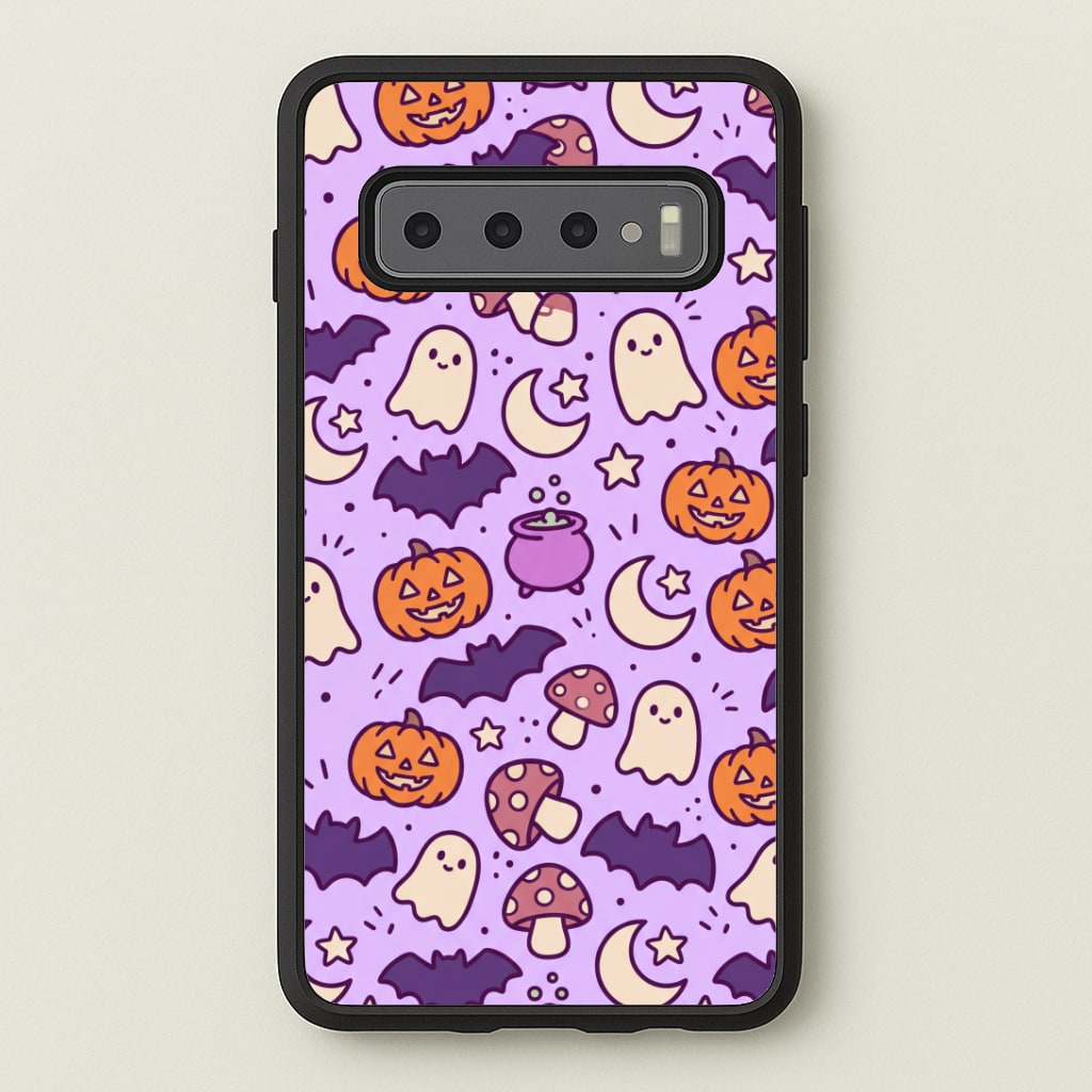 Lilac Witchy Doodles Phone Case