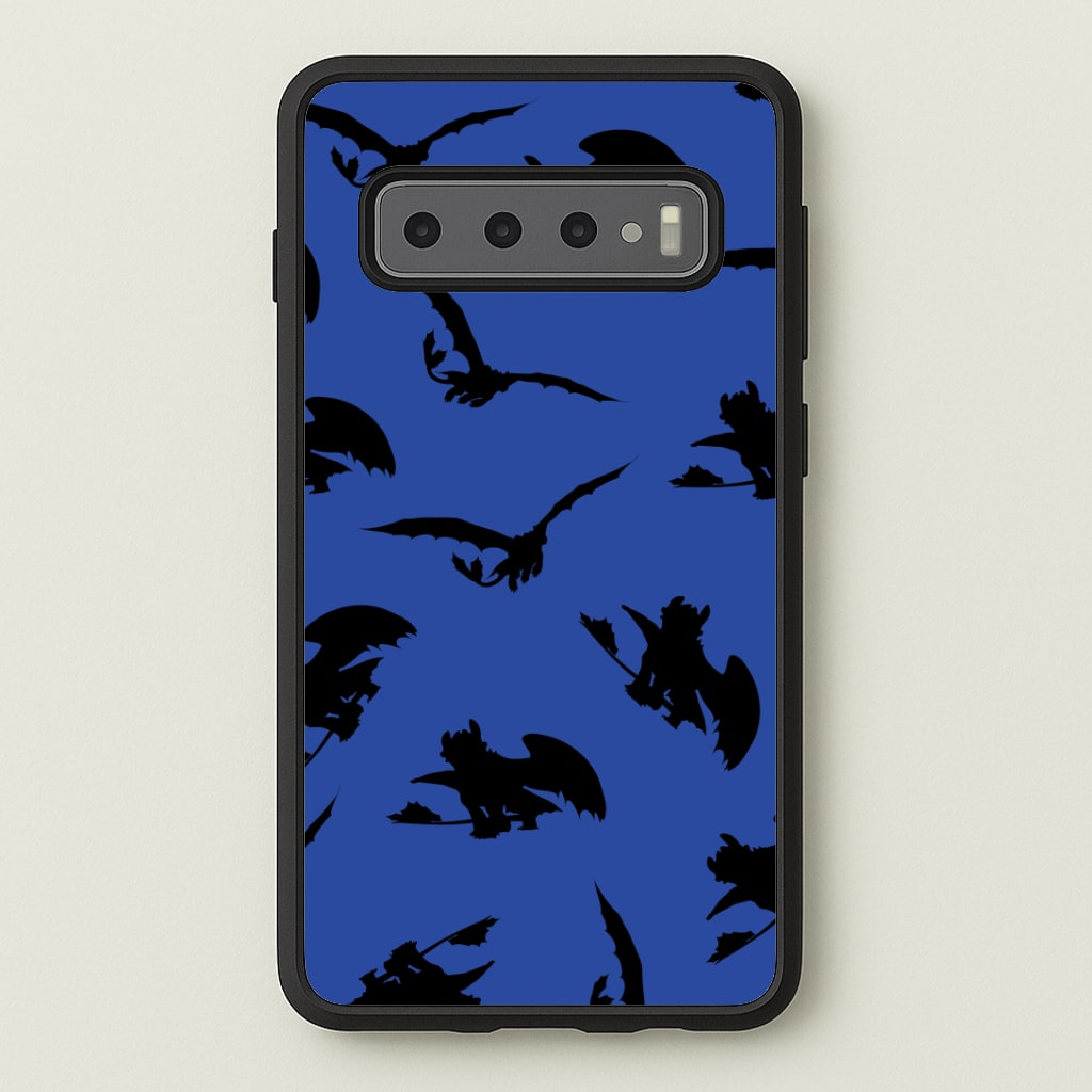 Dragon Silhouettes Pattern Phone Case