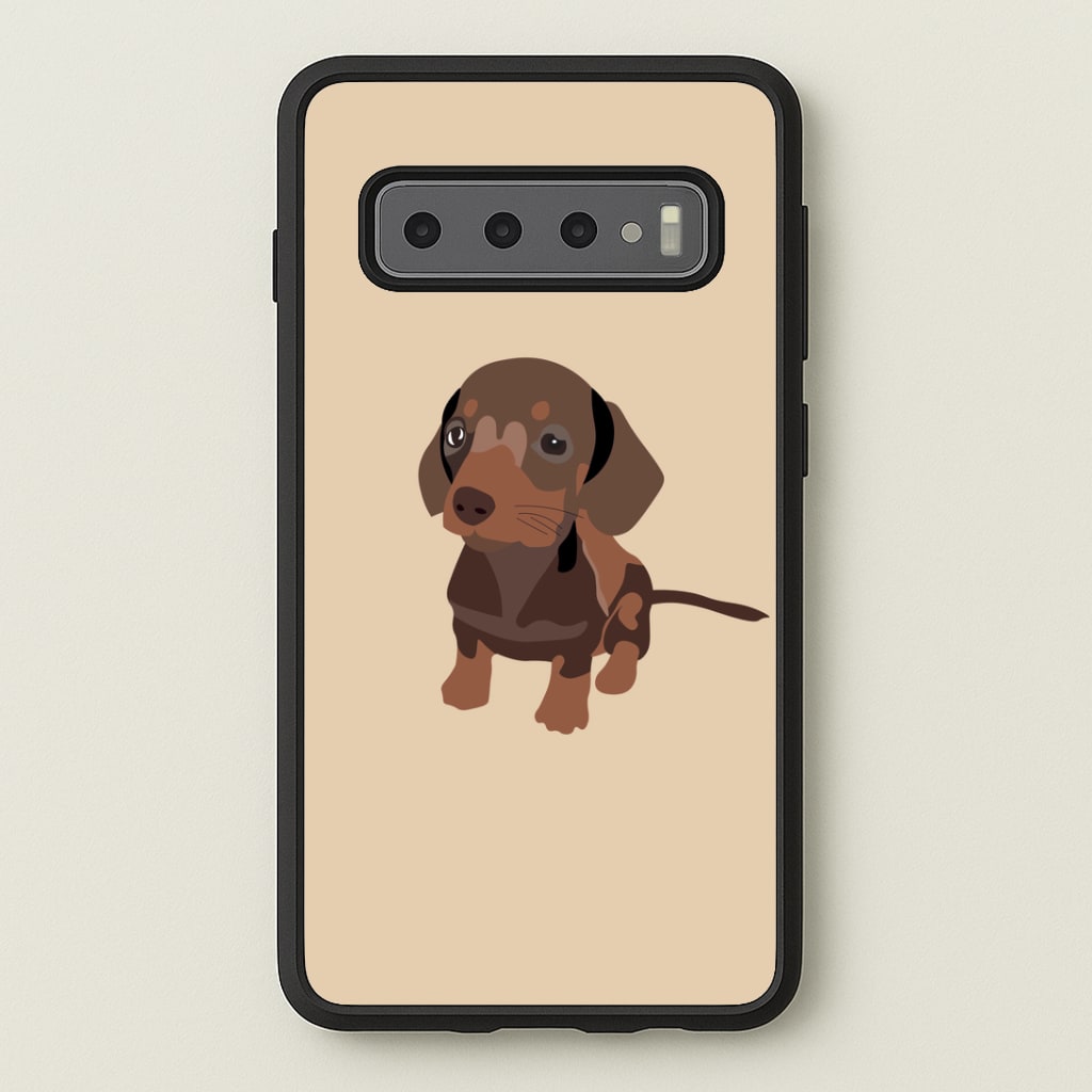 Brown - Dachshunds Phone Case