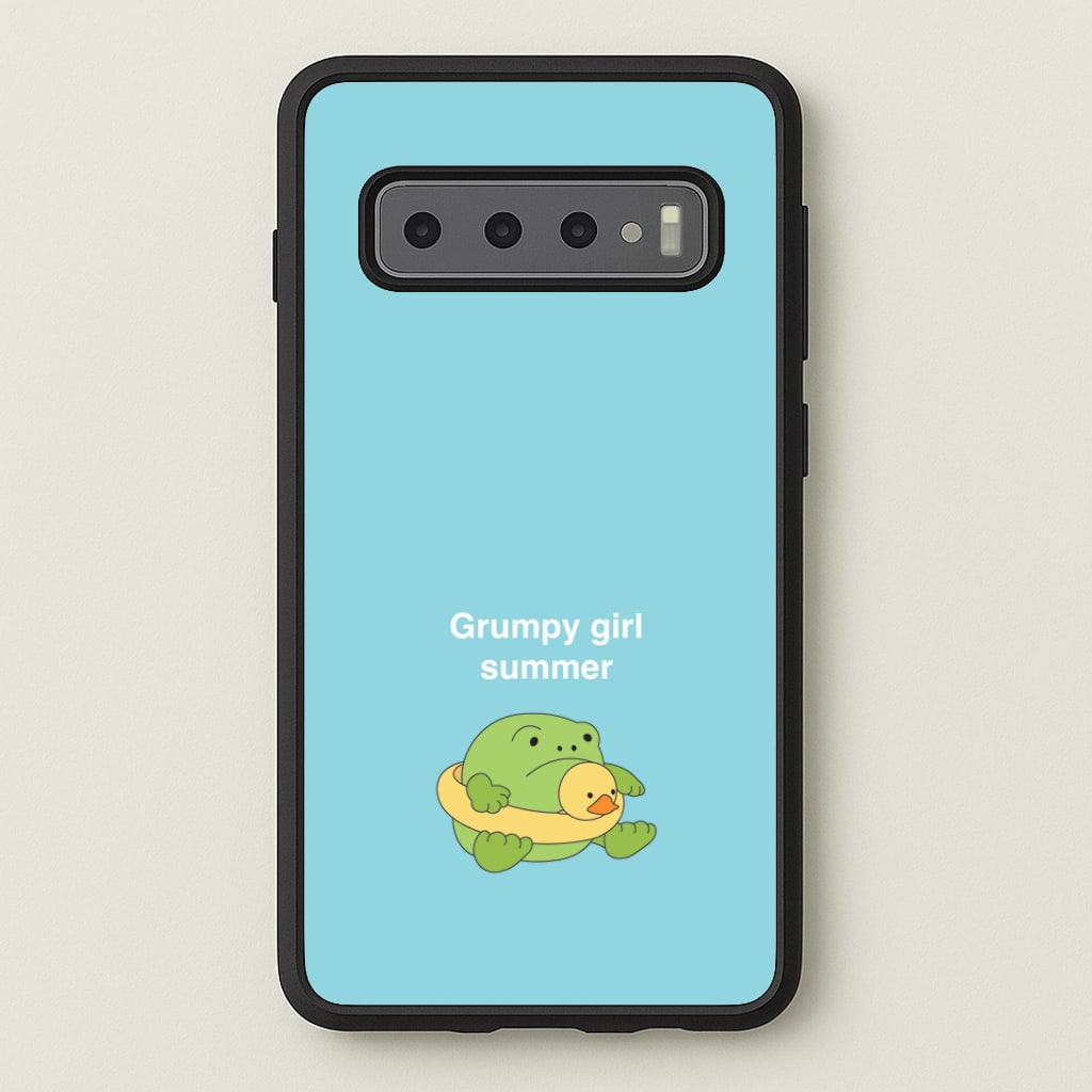 Grumpy Girl Summer - Plushy Phone Case