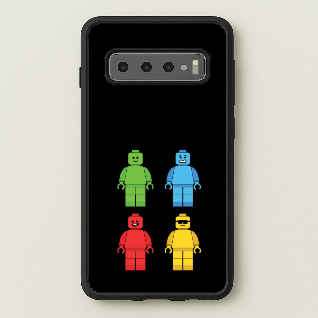 Bricks Figures Rainbow Phone Case
