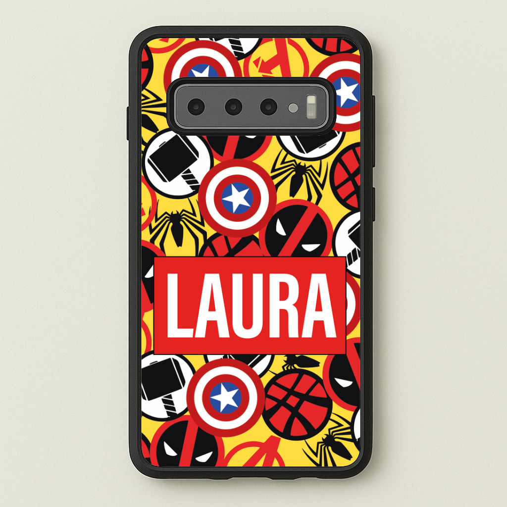 Collage - Personalised Superhero Comic Phone Case