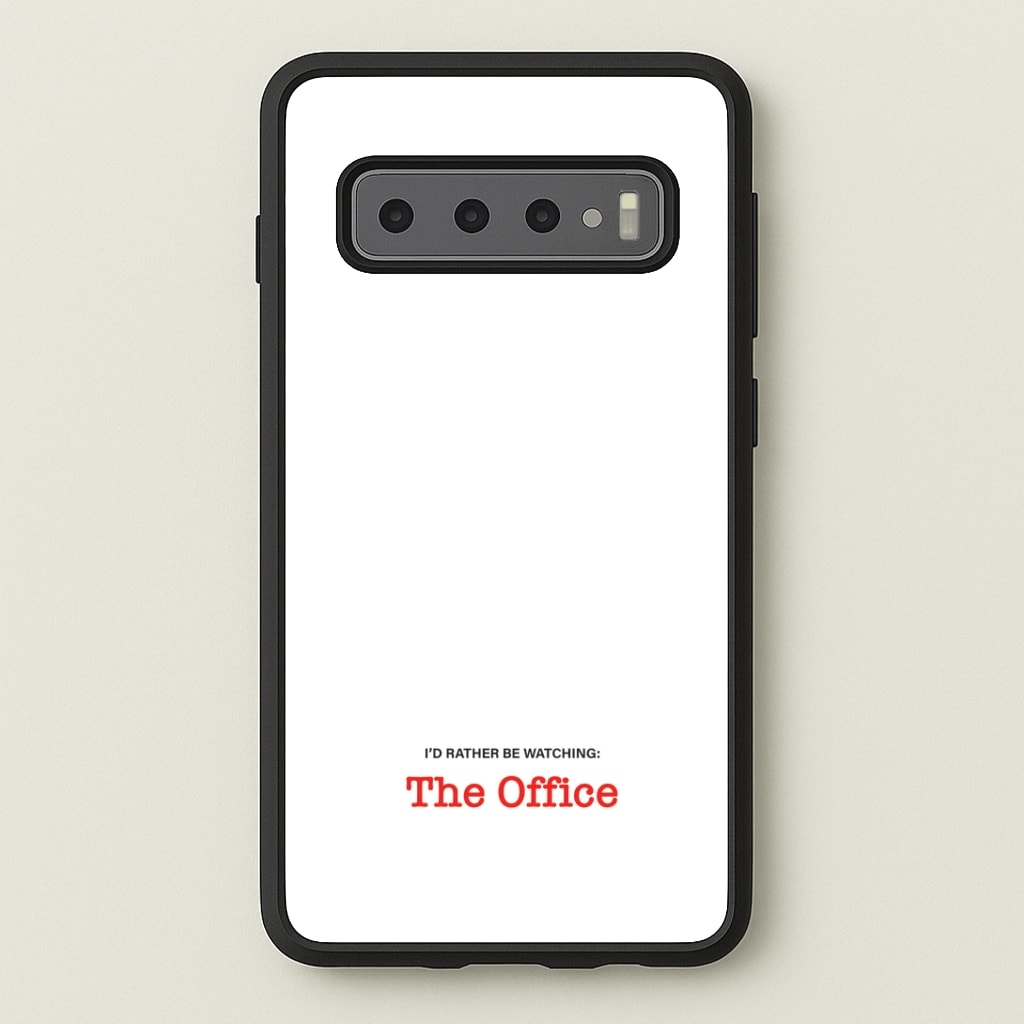 I'd Rather Be Watching The Office Phone Case