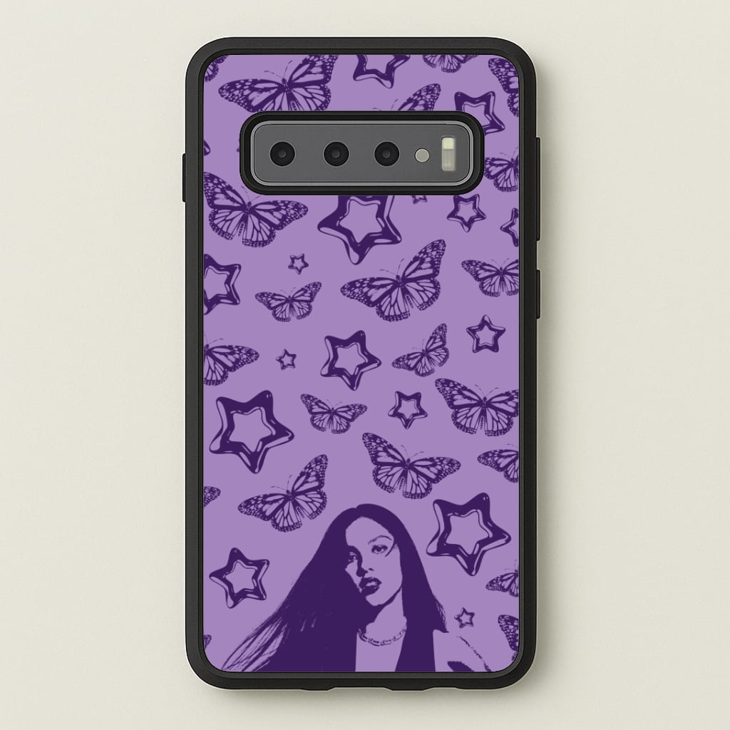 Stars And Butterflies Pattern Phone Case