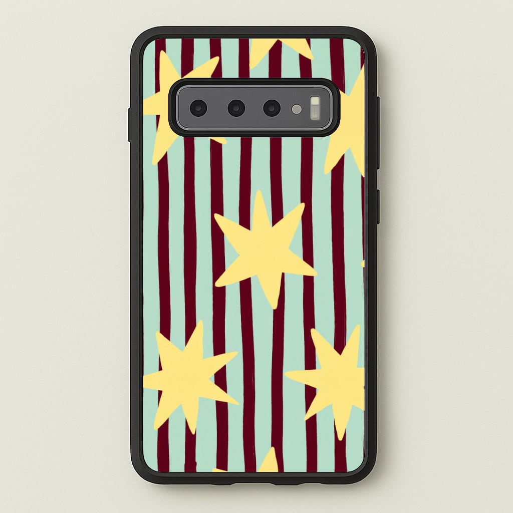 Butter Stars On Stripes Phone Case