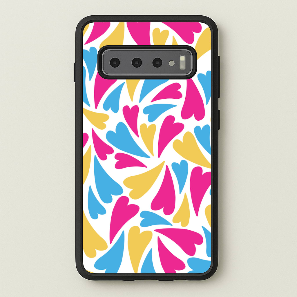 Pansexual Hearts - Pride Phone Case