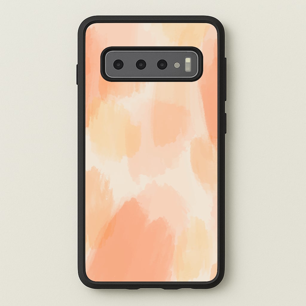 Orange Strokes Phone Case