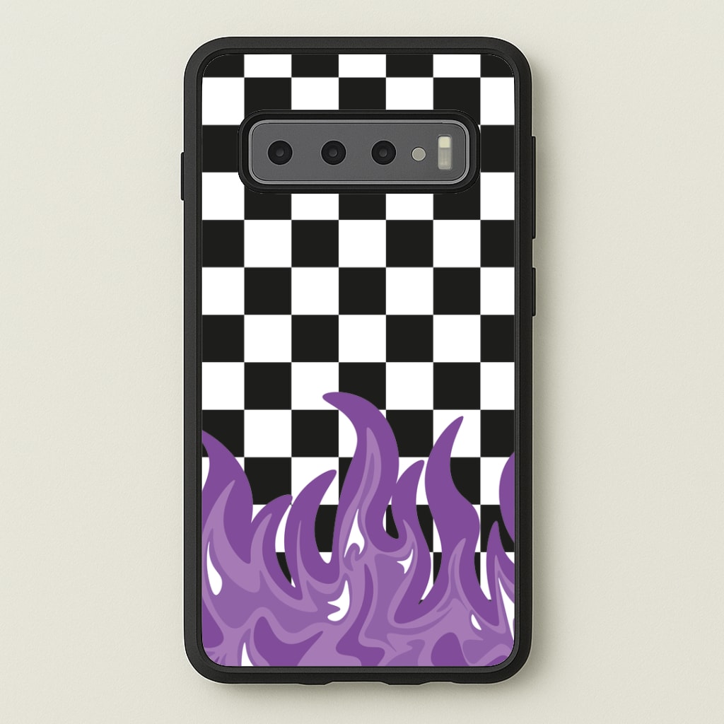 Purple Flame - Skate Aesthetic Phone Case