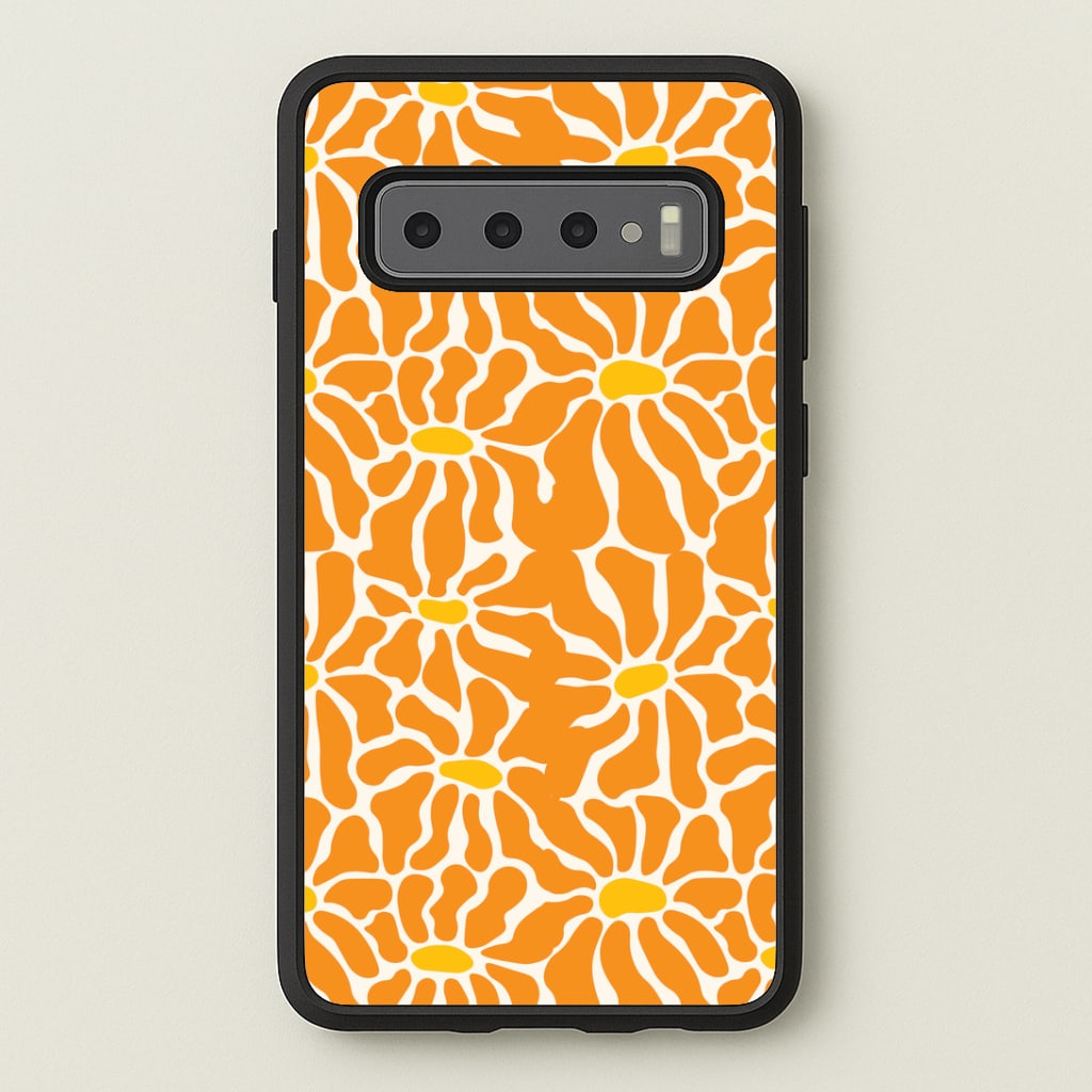 Orange Flowers - Summer Phone Case