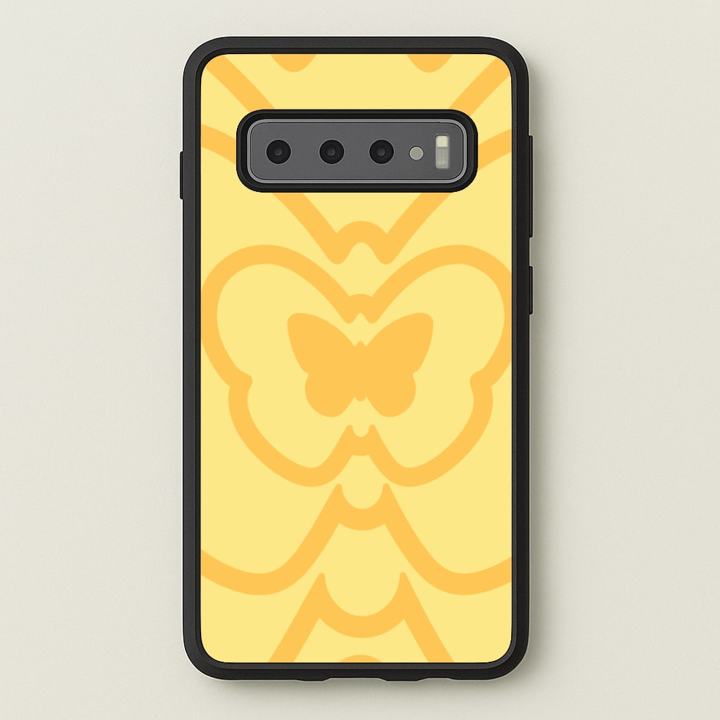 Abstract Orange Butterfly Phone Case