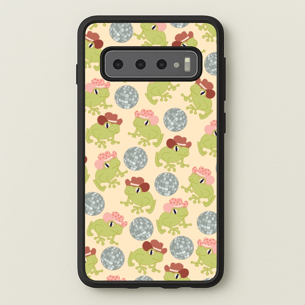 Frogs With Cowboy Hats - Western Phone Case
