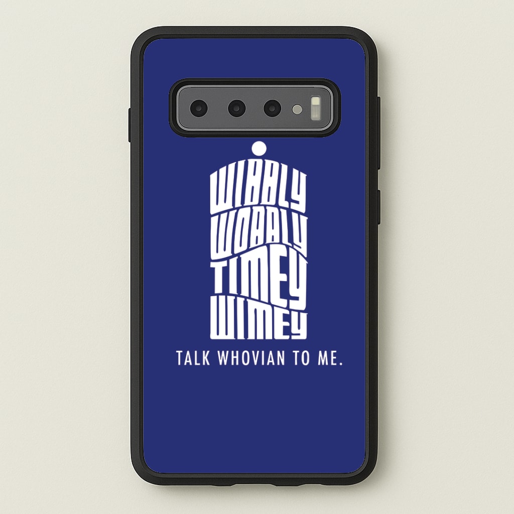 Talk Whovian To Me Phone Case