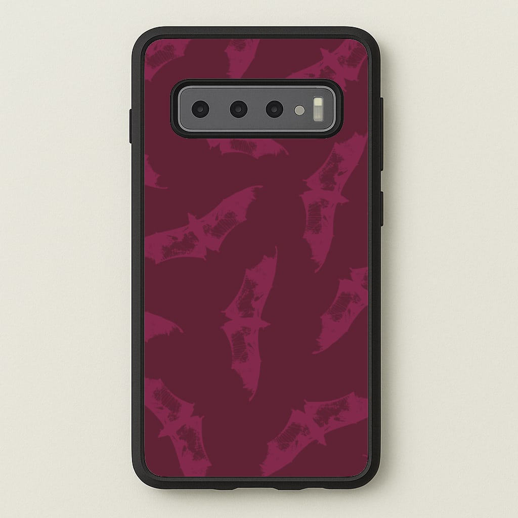 Dark Pink Bats Pattern Phone Case