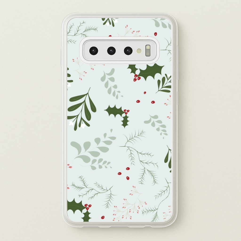 Christmas Floral Pattern Phone Case