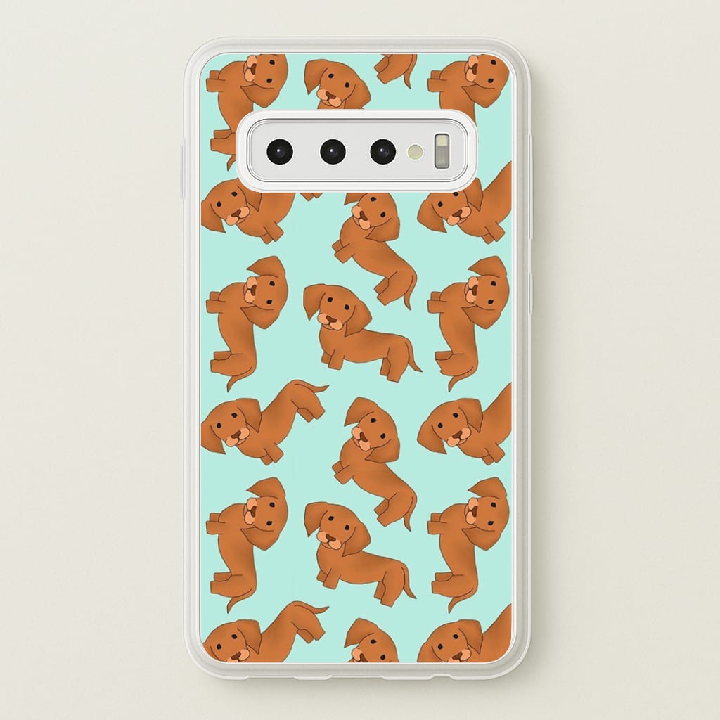 Sausage Dog Pattern Phone Case