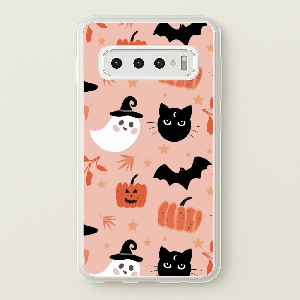 Pretty Pink Halloween Pattern Phone Case
