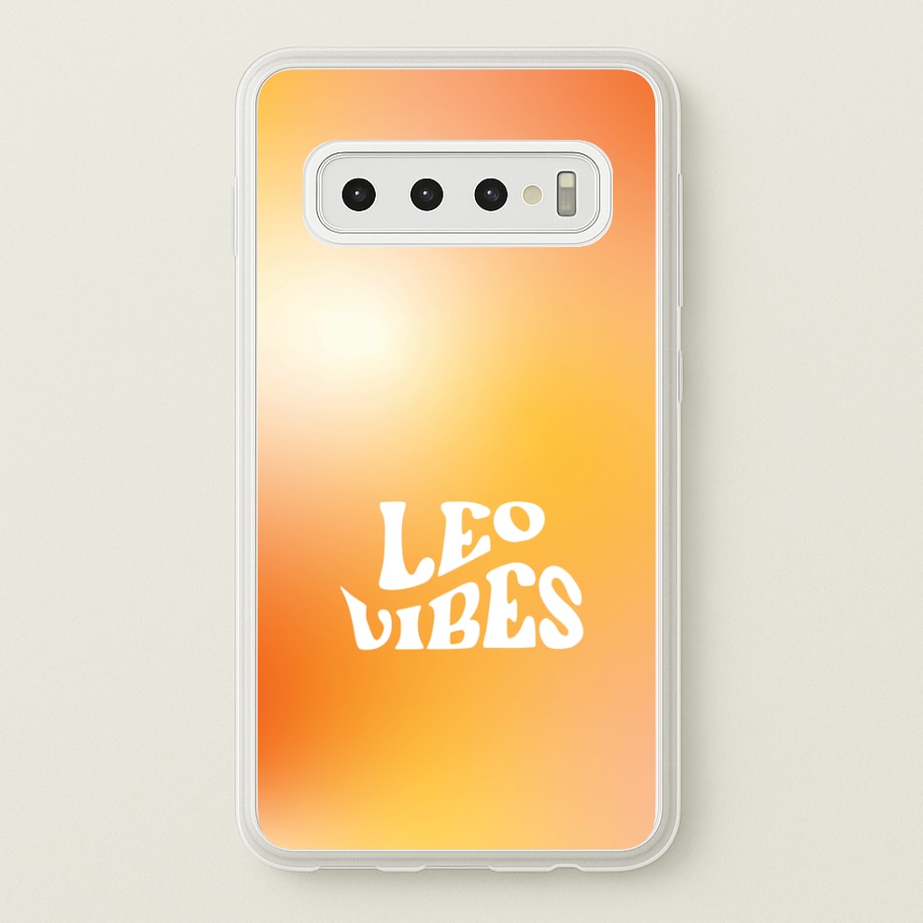 Leo Vibes Gradient Zodiac Phone Case