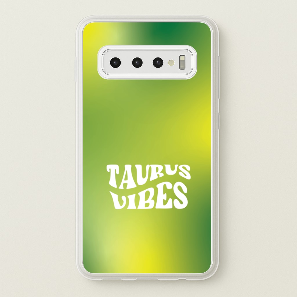 Taurus Vibes Gradient Zodiac Phone Case