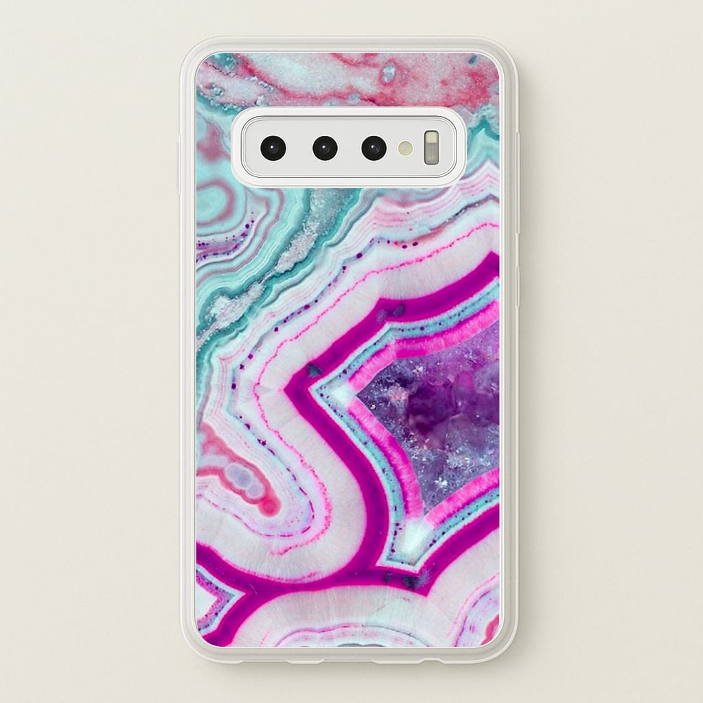 Purple Geode Pattern Phone Case