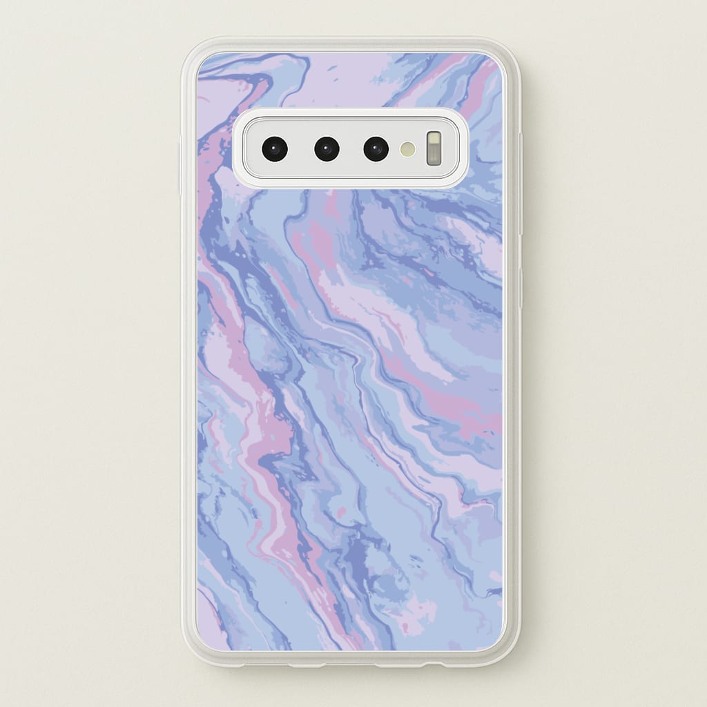 Purple Cloudy Marble Phone Case