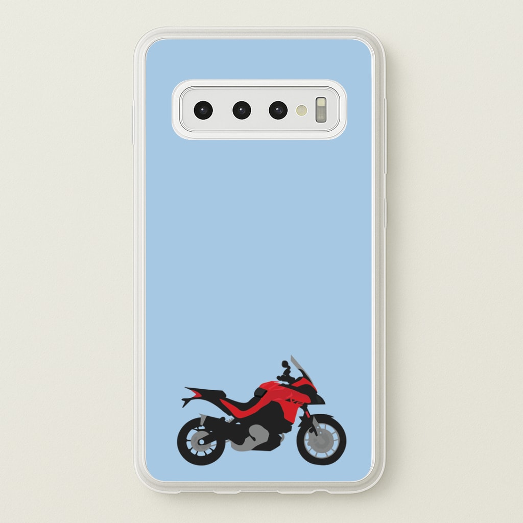 Red Motorbike - Motorbike Phone Case