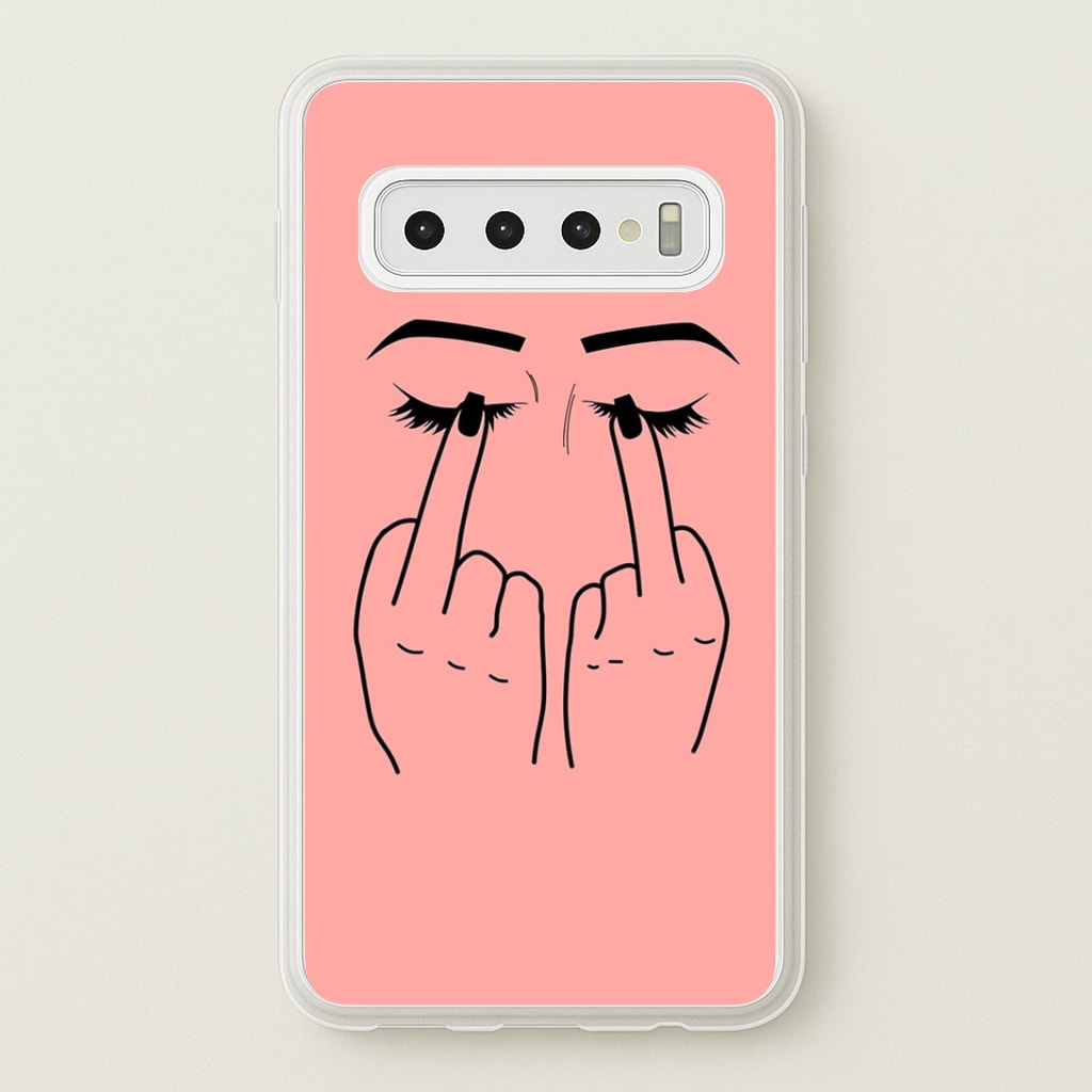 Middle Finger Eyes Phone Case