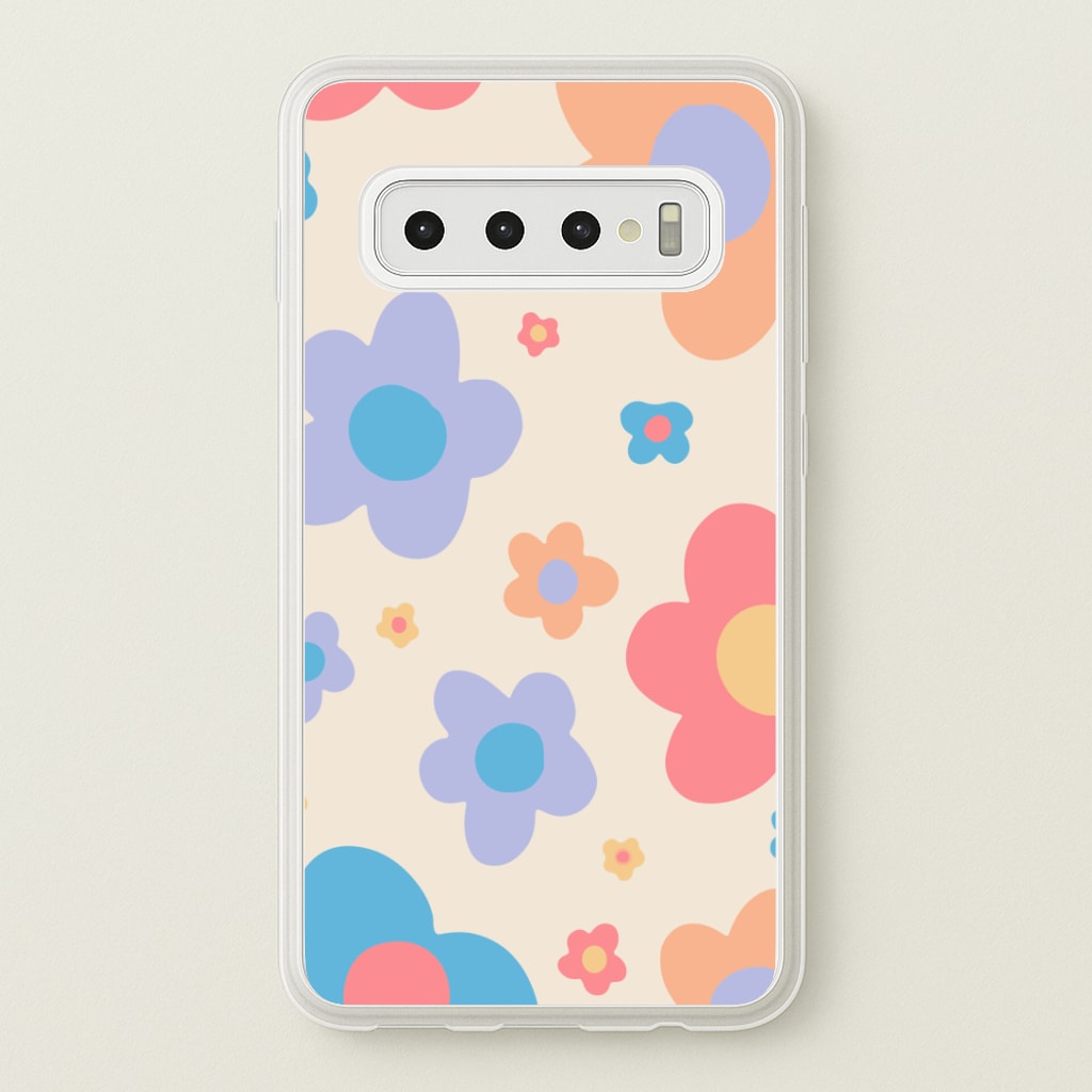 Playful Flower Pattern Phone Case