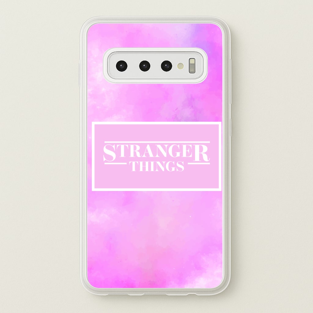 Pink Galaxy Stranger Phone Case