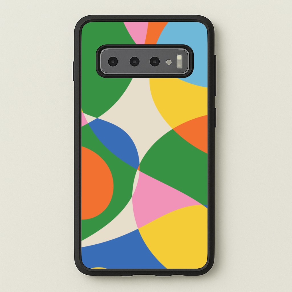 Colourful Abstract Shapes Pattern Phone Case
