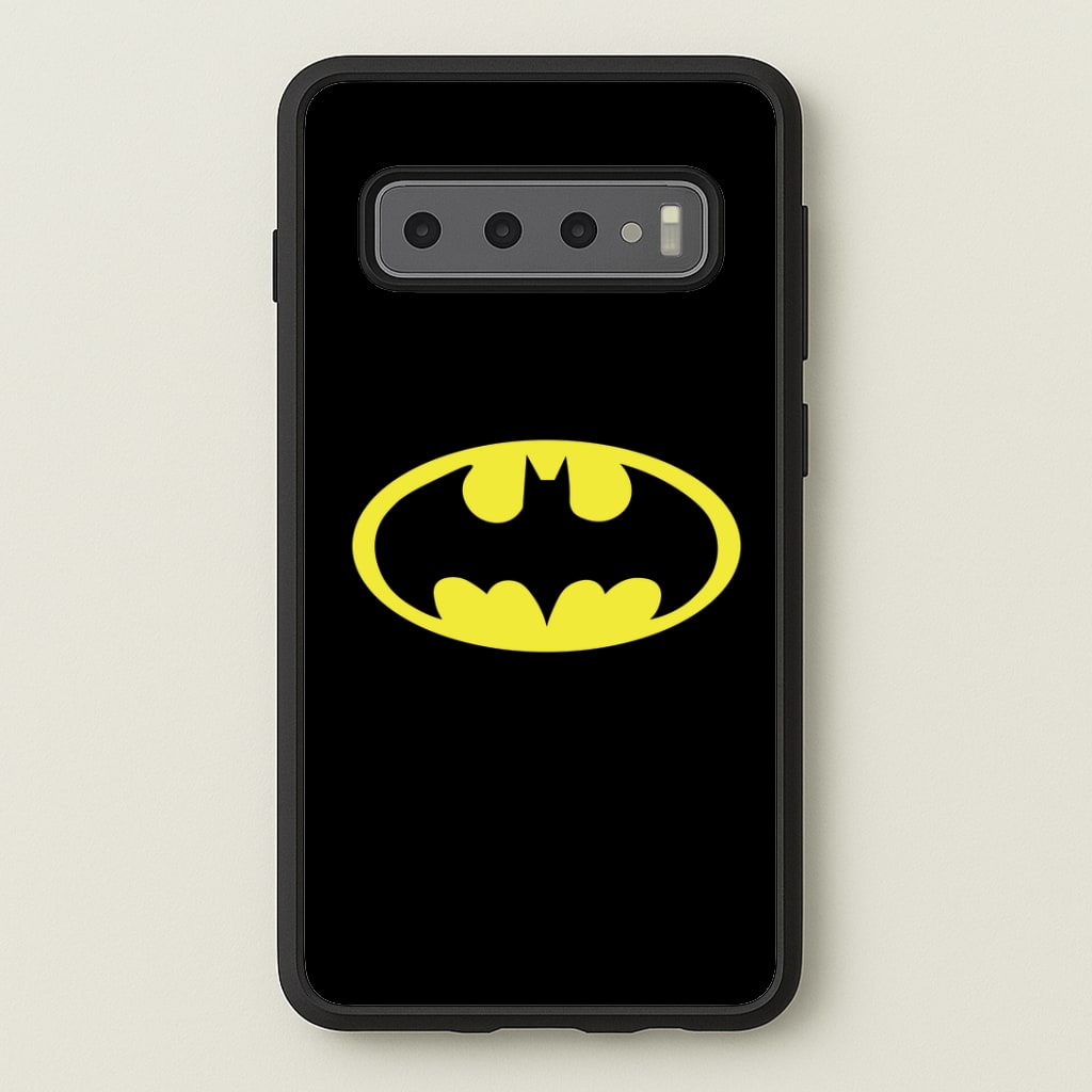 Black Bat Superhero Logo Phone Case