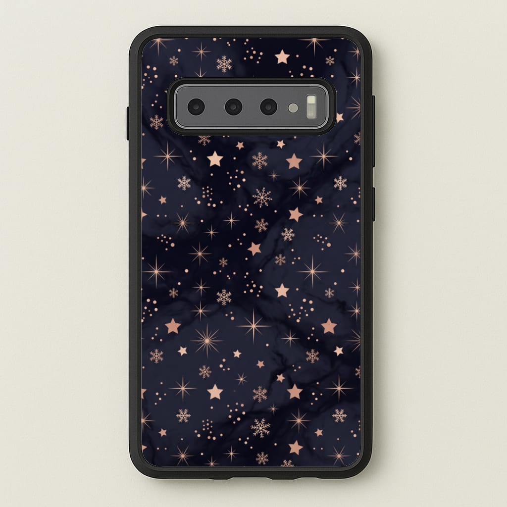 Midnight Frost Stars Phone Case