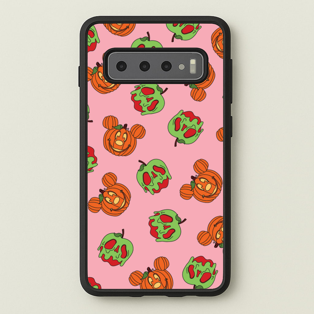 Pumpkin Mouse And Poison Apple Pattern Phone Case