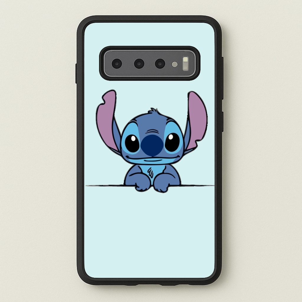 Alien Blue Leaning Phone Case