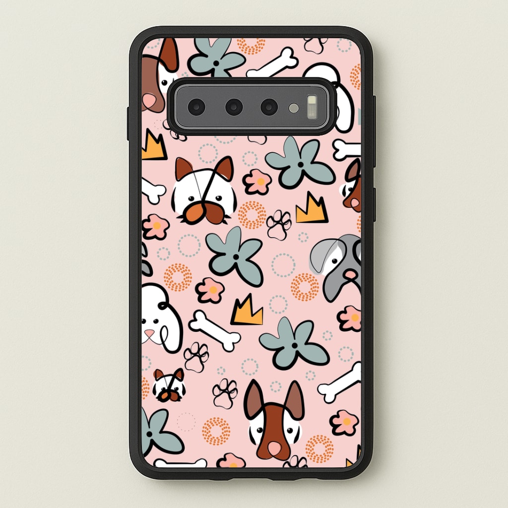 Bones and dogs - Dog Patterns Phone Case