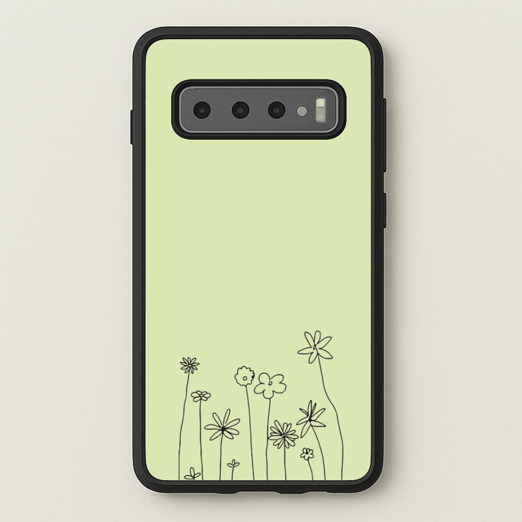 Floral Outline - Floral Phone Case
