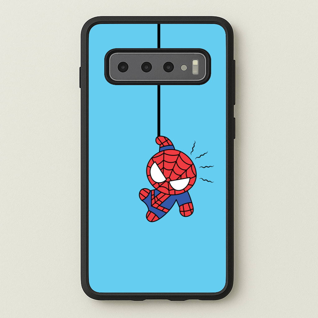 Blue Hanging Spider Hero Phone Case