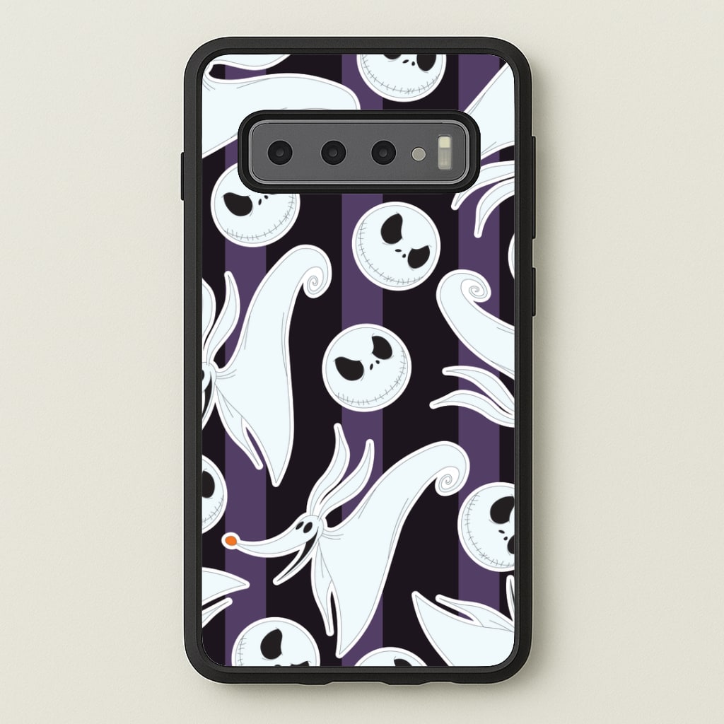 Skeleton Dog And Face Pattern Phone Case