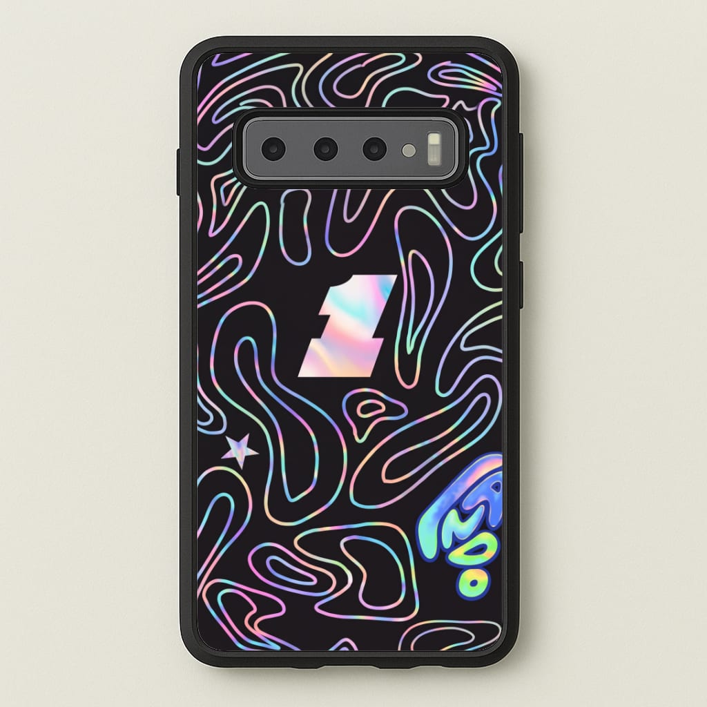 Black and Neon Norris Phone Case