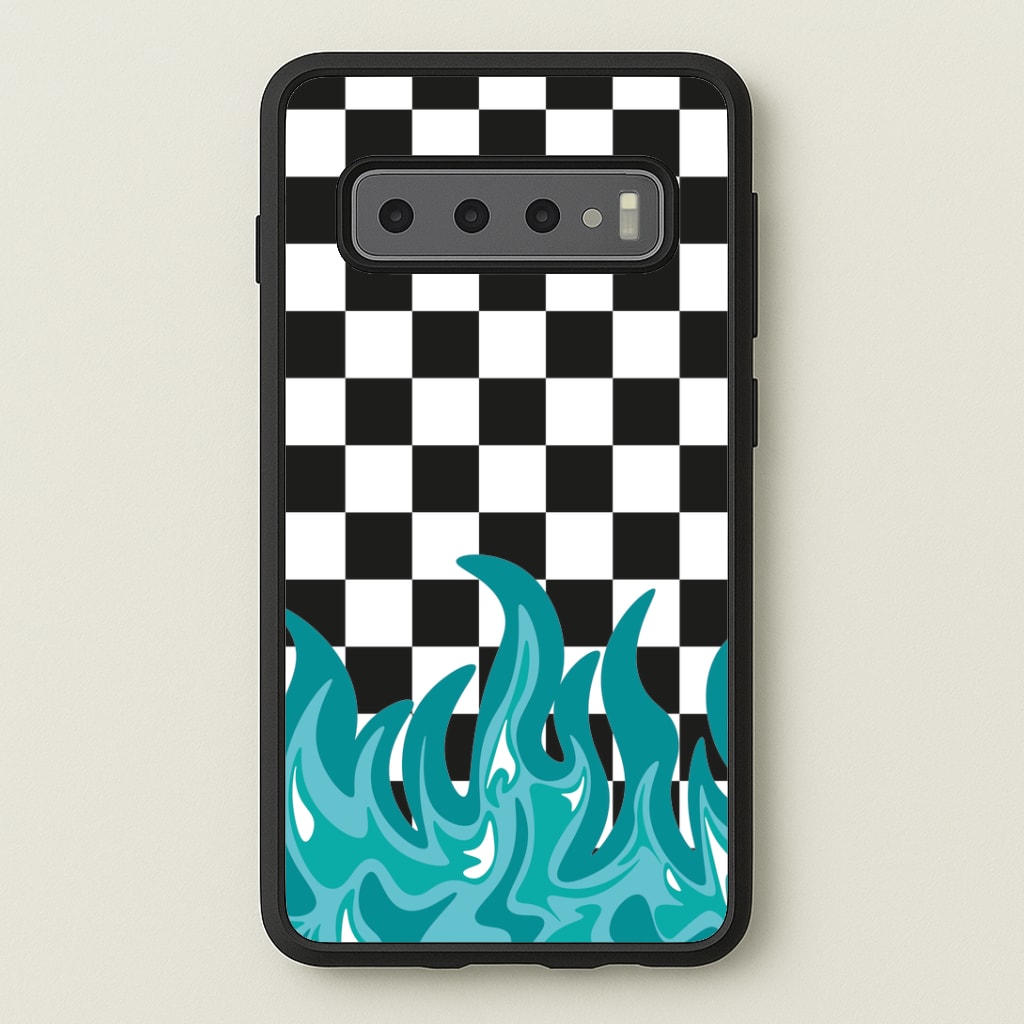 Blue Flame - Skate Aesthetic Phone Case