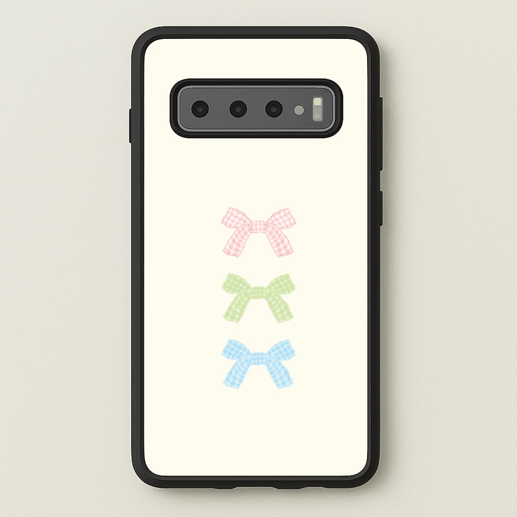 Gingham Tiered Ties Phone Case
