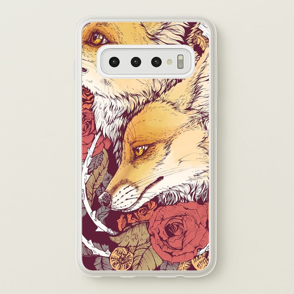 Red Fox Bloom Phone Case