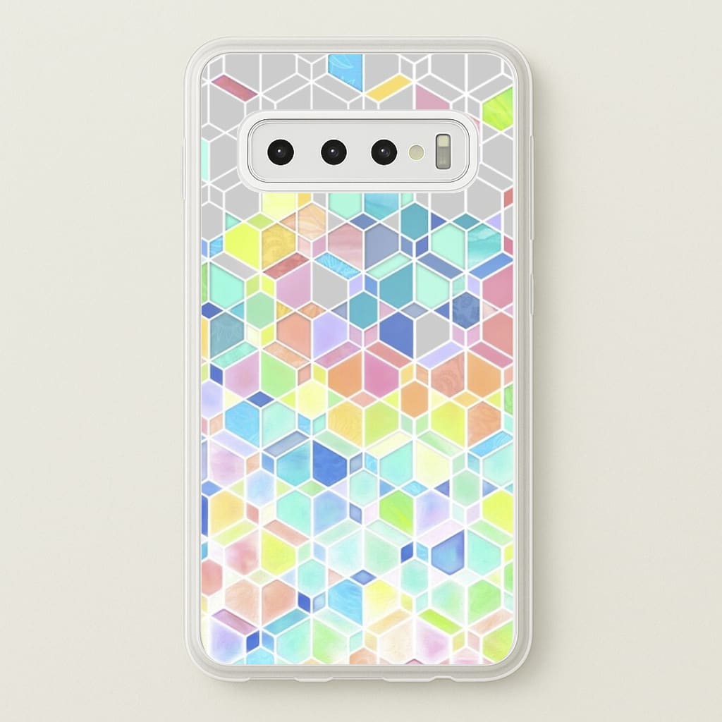 Bright Hexagon Pattern Phone Case