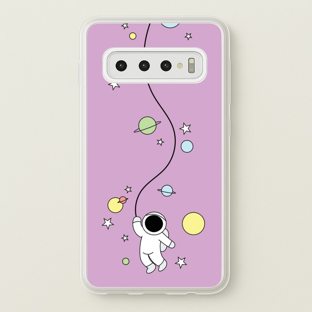 Cute Hanging Astronaut Phone Case