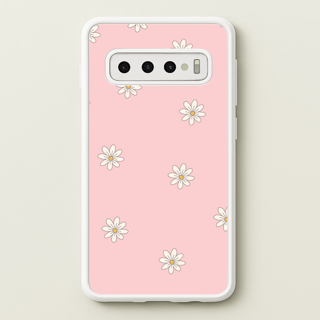 Dusty Pink Daisy Pattern Phone Case