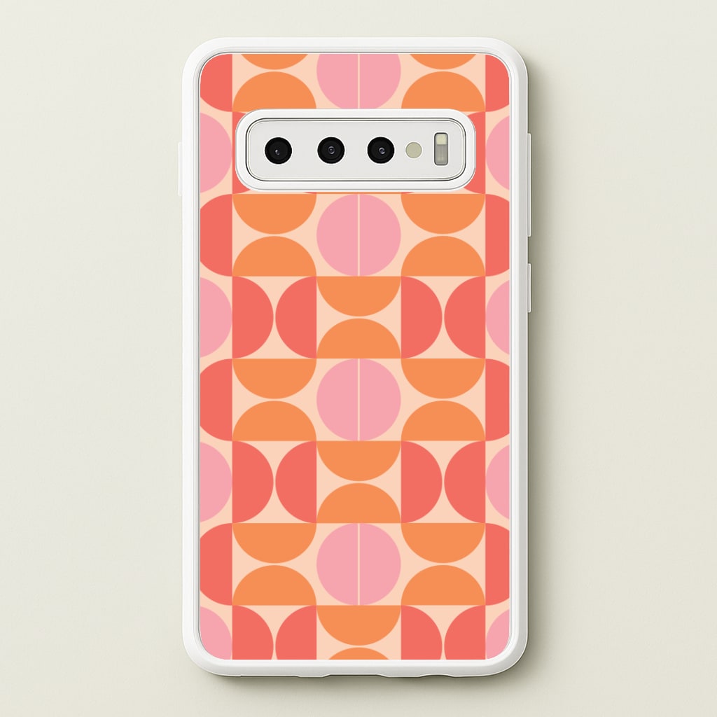 Retro Semi Circles Pattern Phone Case