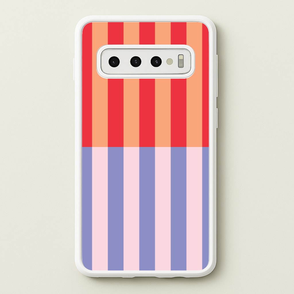 Multicoloured Pinstripe Abstract Pattern Phone Case