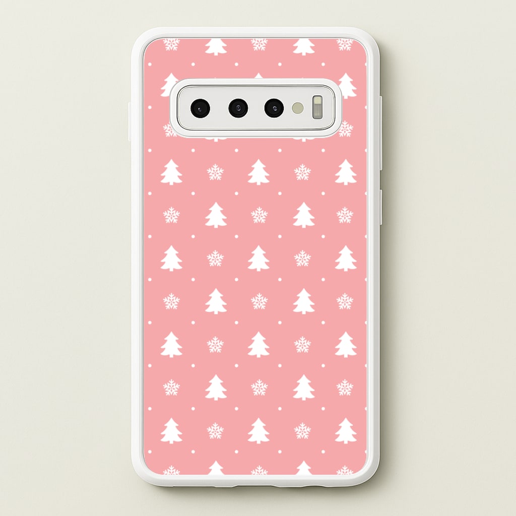 Pink Tree Pattern Phone Case